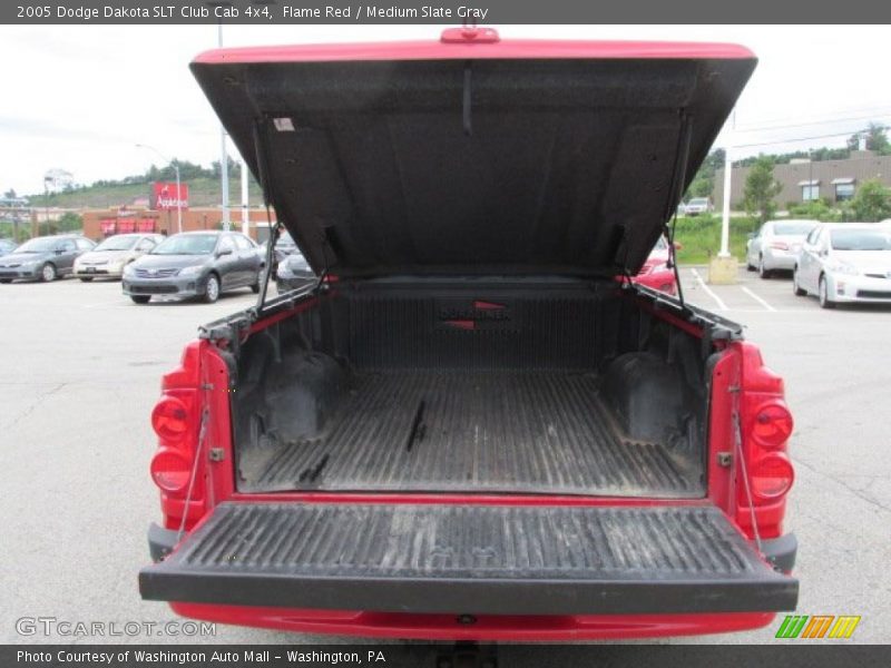 Flame Red / Medium Slate Gray 2005 Dodge Dakota SLT Club Cab 4x4