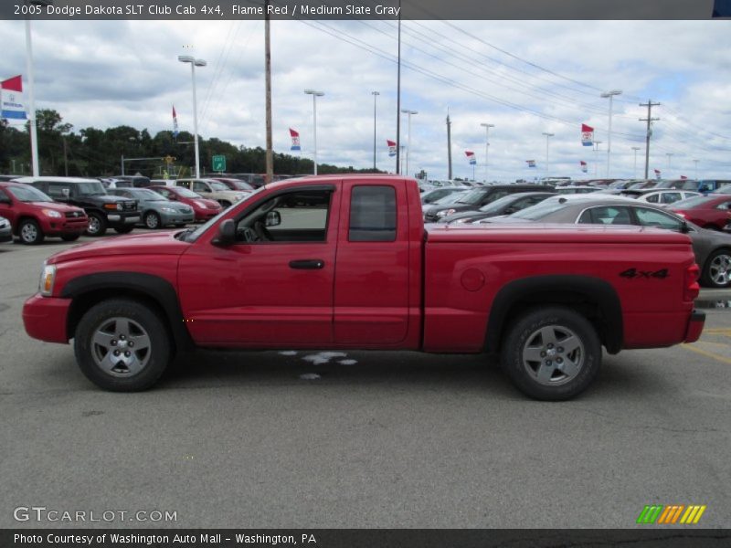 2005 Dakota SLT Club Cab 4x4 Flame Red