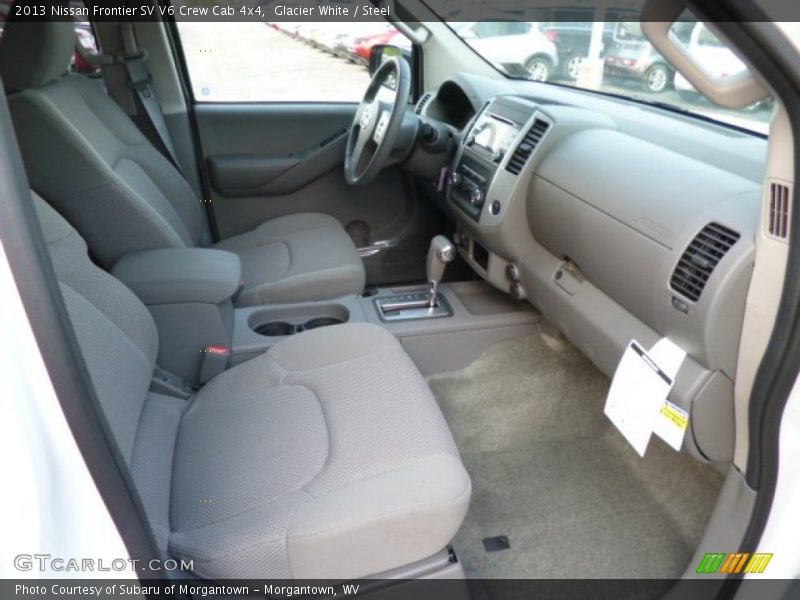Front Seat of 2013 Frontier SV V6 Crew Cab 4x4