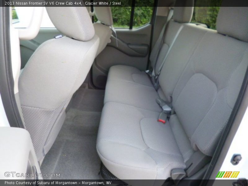 Rear Seat of 2013 Frontier SV V6 Crew Cab 4x4