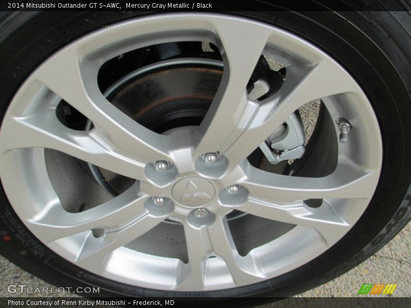 Mercury Gray Metallic / Black 2014 Mitsubishi Outlander GT S-AWC