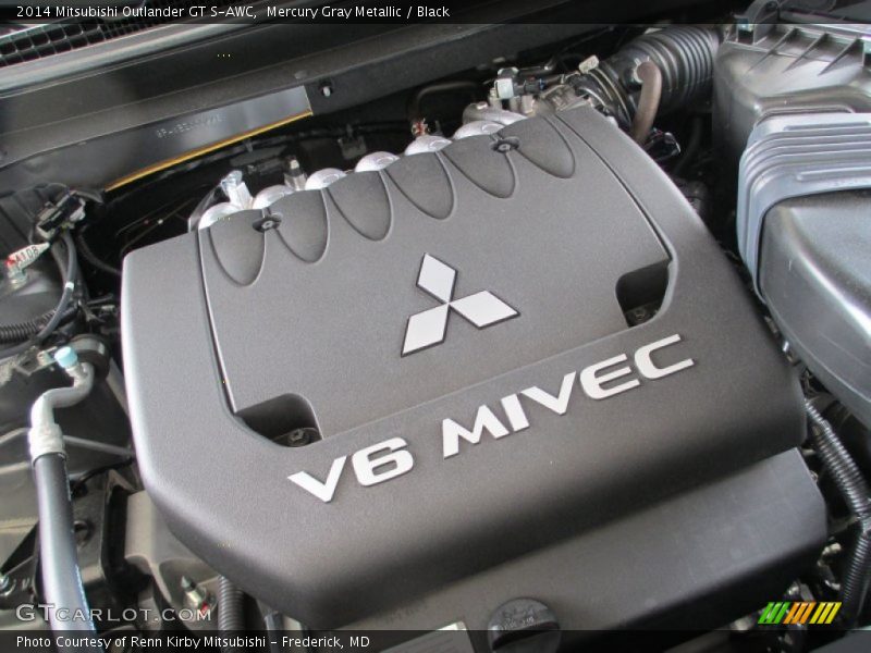 Mercury Gray Metallic / Black 2014 Mitsubishi Outlander GT S-AWC