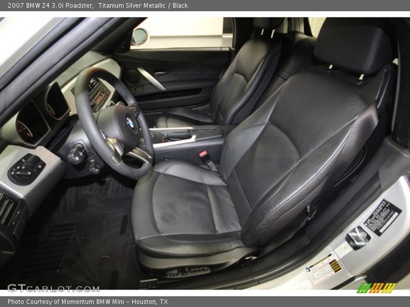 Titanium Silver Metallic / Black 2007 BMW Z4 3.0i Roadster