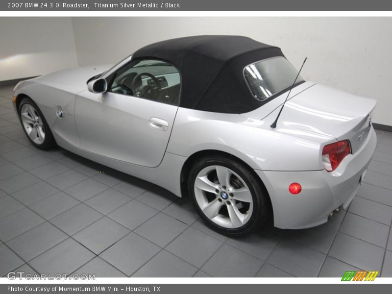 Titanium Silver Metallic / Black 2007 BMW Z4 3.0i Roadster