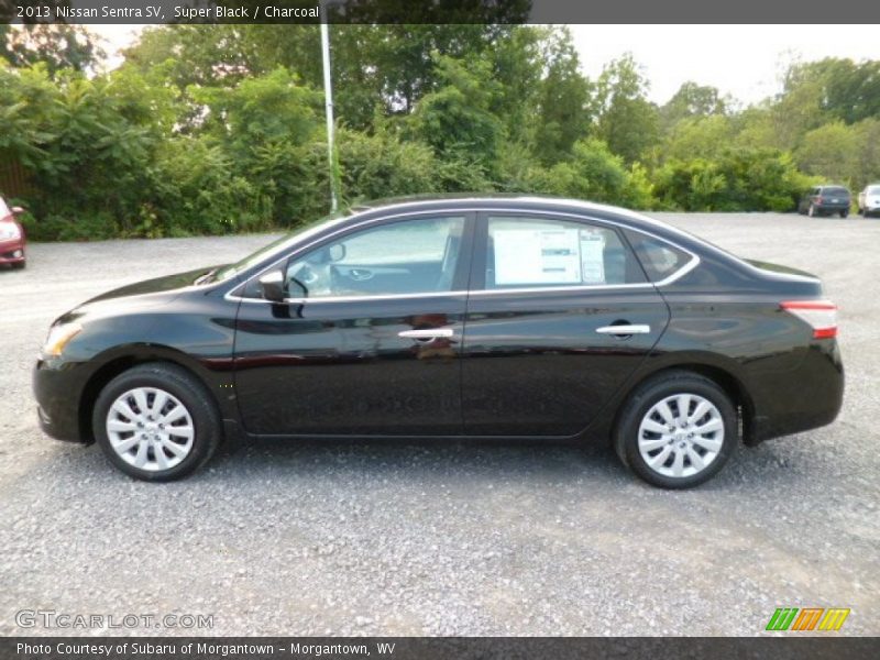 Super Black / Charcoal 2013 Nissan Sentra SV