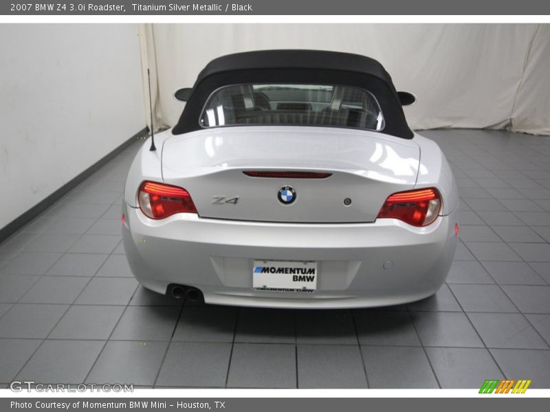 Titanium Silver Metallic / Black 2007 BMW Z4 3.0i Roadster