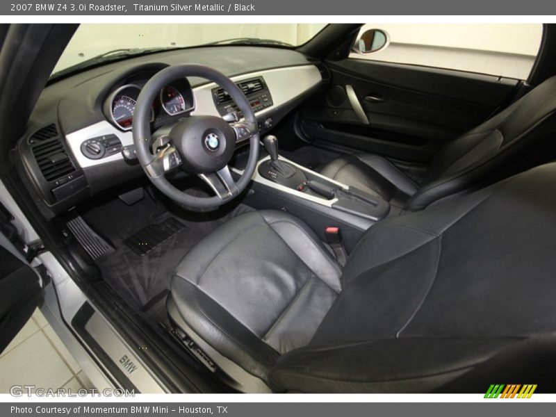 Titanium Silver Metallic / Black 2007 BMW Z4 3.0i Roadster