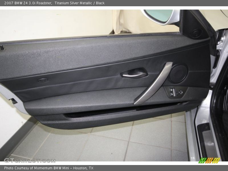Titanium Silver Metallic / Black 2007 BMW Z4 3.0i Roadster