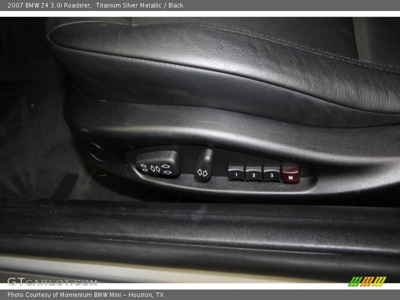 Titanium Silver Metallic / Black 2007 BMW Z4 3.0i Roadster