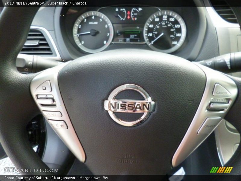 Super Black / Charcoal 2013 Nissan Sentra SV