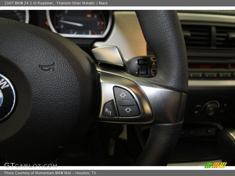 Titanium Silver Metallic / Black 2007 BMW Z4 3.0i Roadster