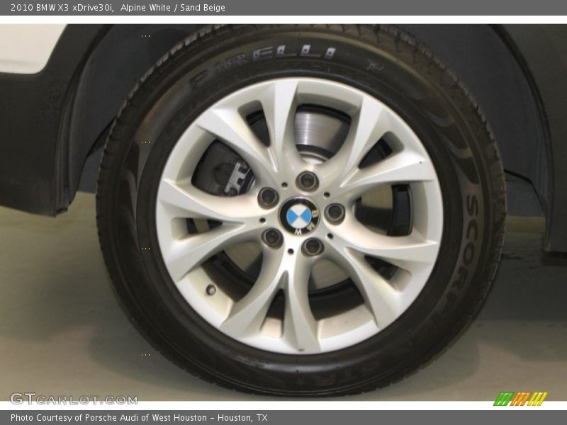 Alpine White / Sand Beige 2010 BMW X3 xDrive30i