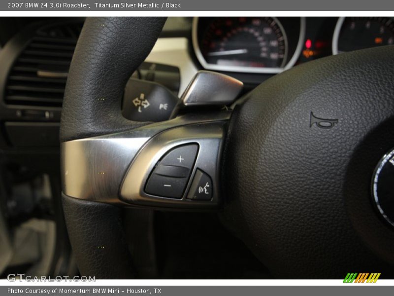 Titanium Silver Metallic / Black 2007 BMW Z4 3.0i Roadster