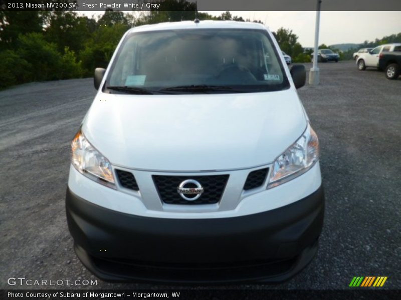 Fresh Powder White / Gray 2013 Nissan NV200 SV