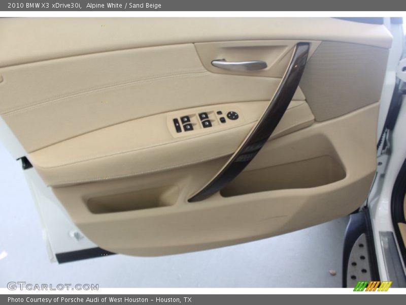 Alpine White / Sand Beige 2010 BMW X3 xDrive30i