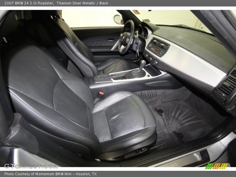 Titanium Silver Metallic / Black 2007 BMW Z4 3.0i Roadster