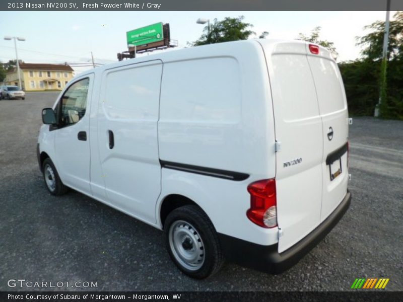 Fresh Powder White / Gray 2013 Nissan NV200 SV