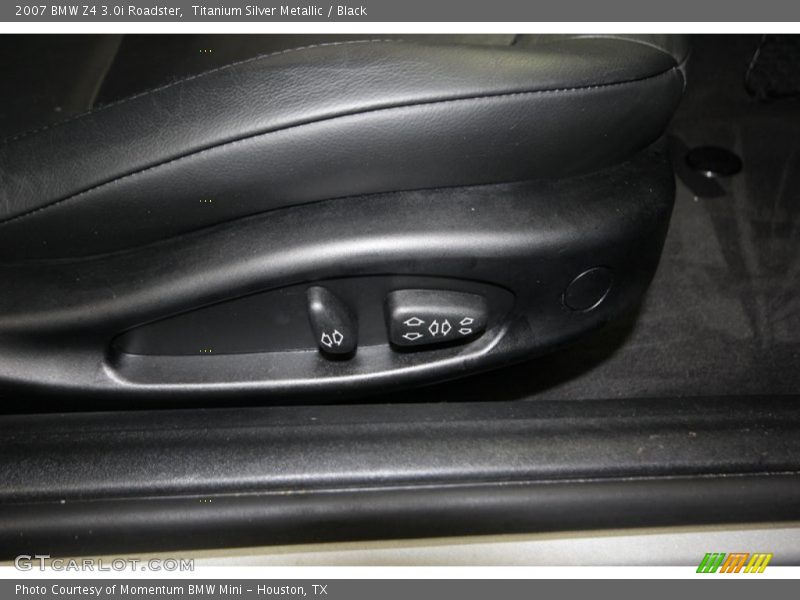 Titanium Silver Metallic / Black 2007 BMW Z4 3.0i Roadster