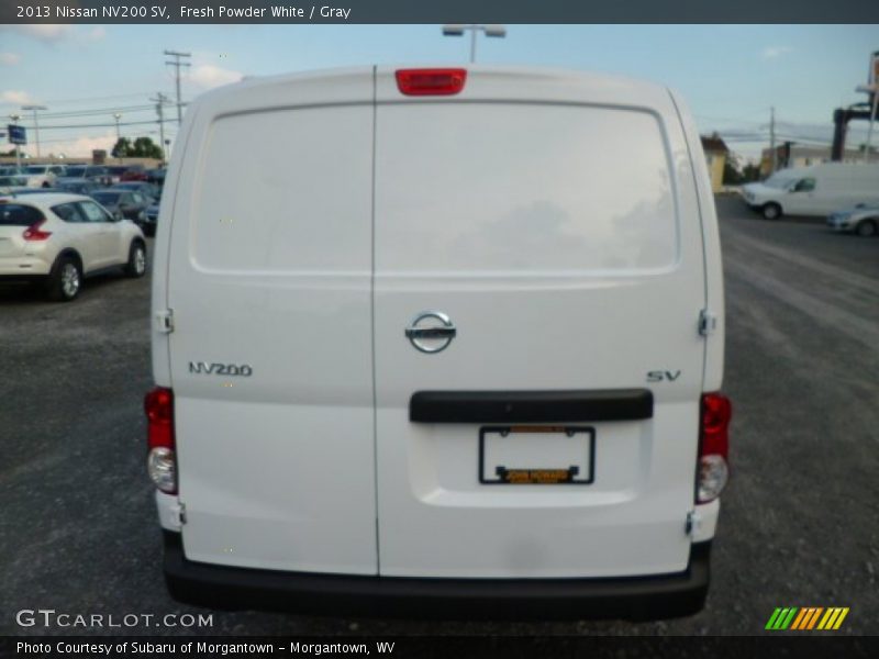 Fresh Powder White / Gray 2013 Nissan NV200 SV