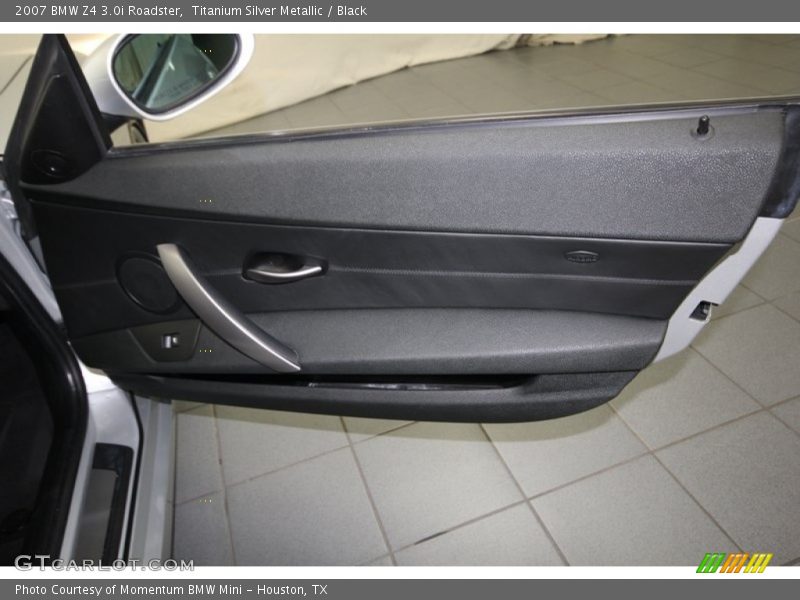 Titanium Silver Metallic / Black 2007 BMW Z4 3.0i Roadster