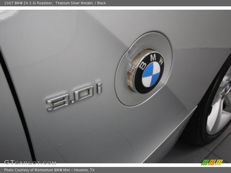 Titanium Silver Metallic / Black 2007 BMW Z4 3.0i Roadster