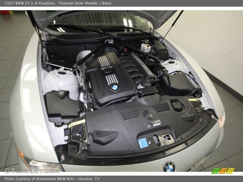 Titanium Silver Metallic / Black 2007 BMW Z4 3.0i Roadster