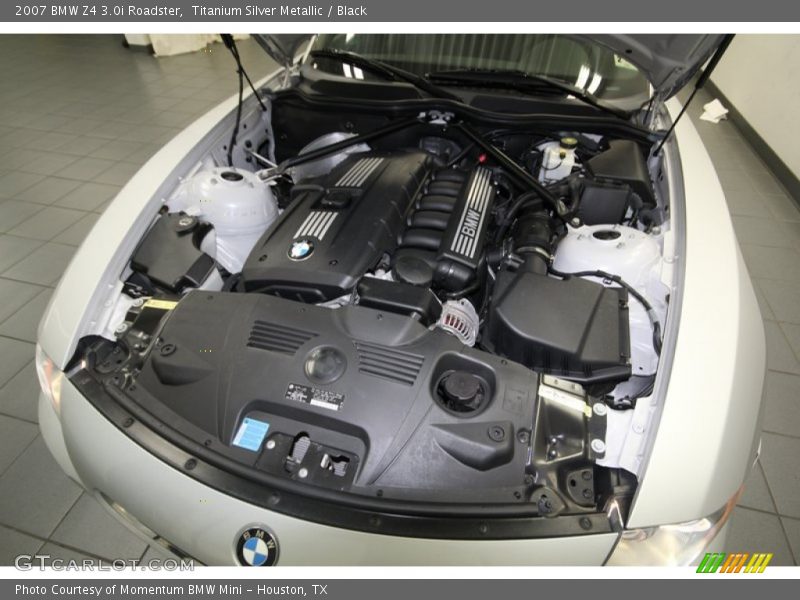 Titanium Silver Metallic / Black 2007 BMW Z4 3.0i Roadster