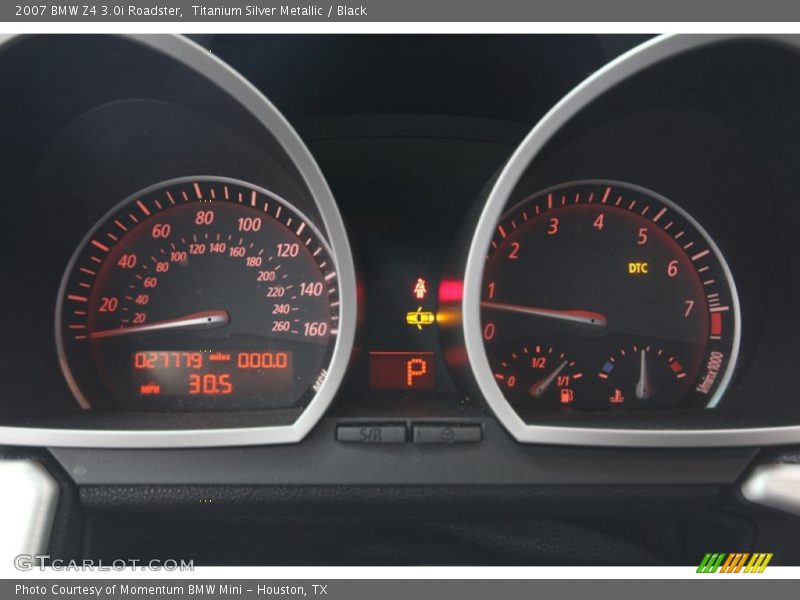 Titanium Silver Metallic / Black 2007 BMW Z4 3.0i Roadster