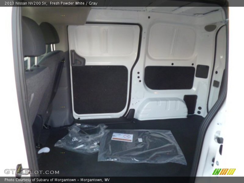 Fresh Powder White / Gray 2013 Nissan NV200 SV