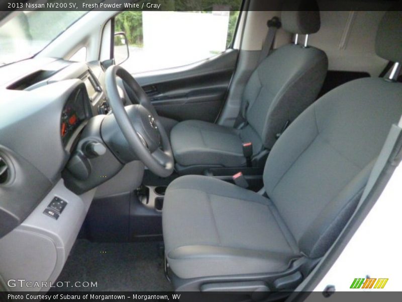 Front Seat of 2013 NV200 SV