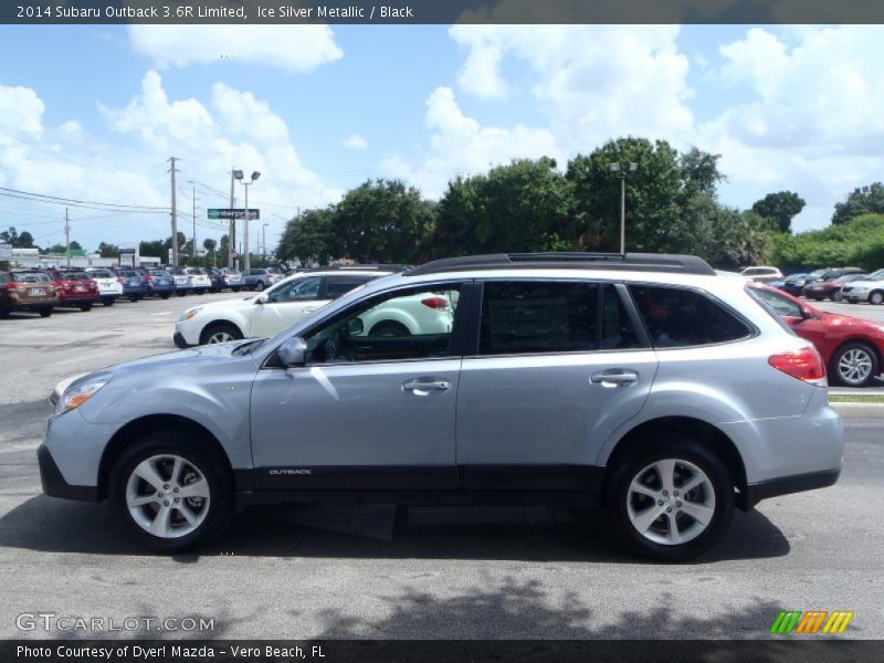 Ice Silver Metallic / Black 2014 Subaru Outback 3.6R Limited