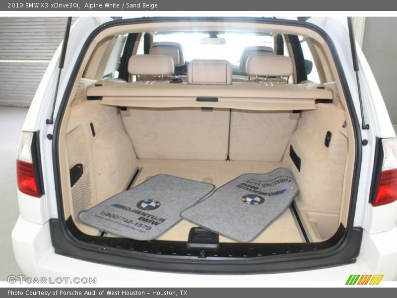 Alpine White / Sand Beige 2010 BMW X3 xDrive30i