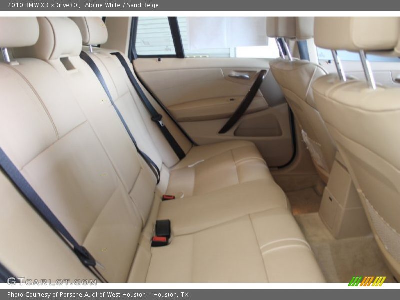 Alpine White / Sand Beige 2010 BMW X3 xDrive30i
