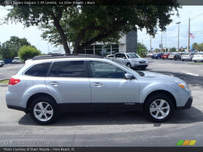 Ice Silver Metallic / Black 2014 Subaru Outback 3.6R Limited