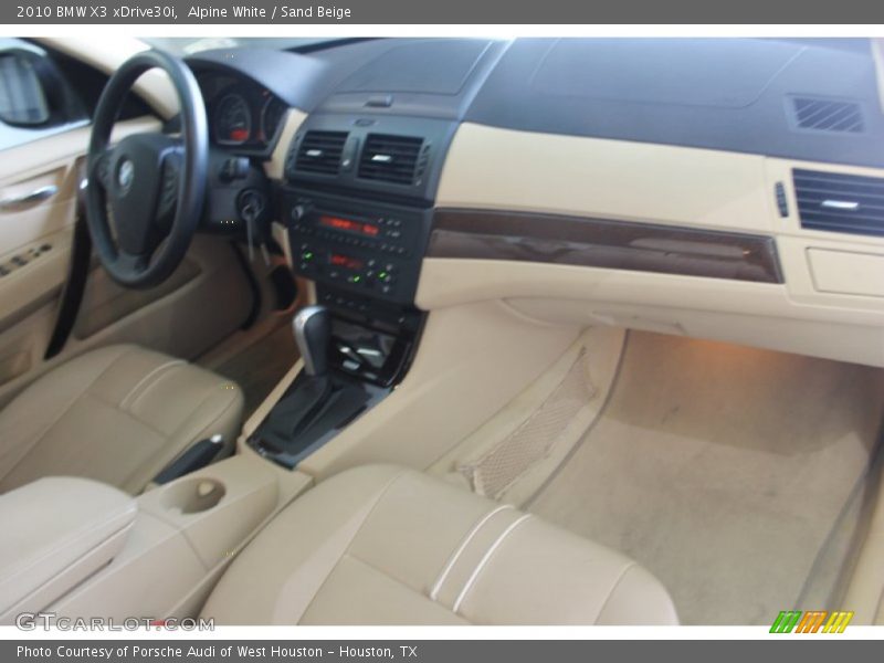 Alpine White / Sand Beige 2010 BMW X3 xDrive30i