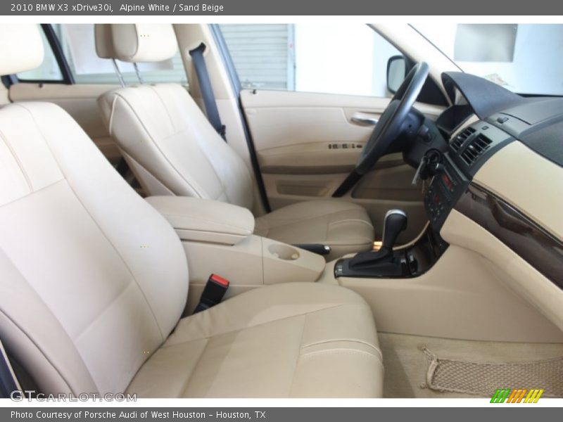 Alpine White / Sand Beige 2010 BMW X3 xDrive30i