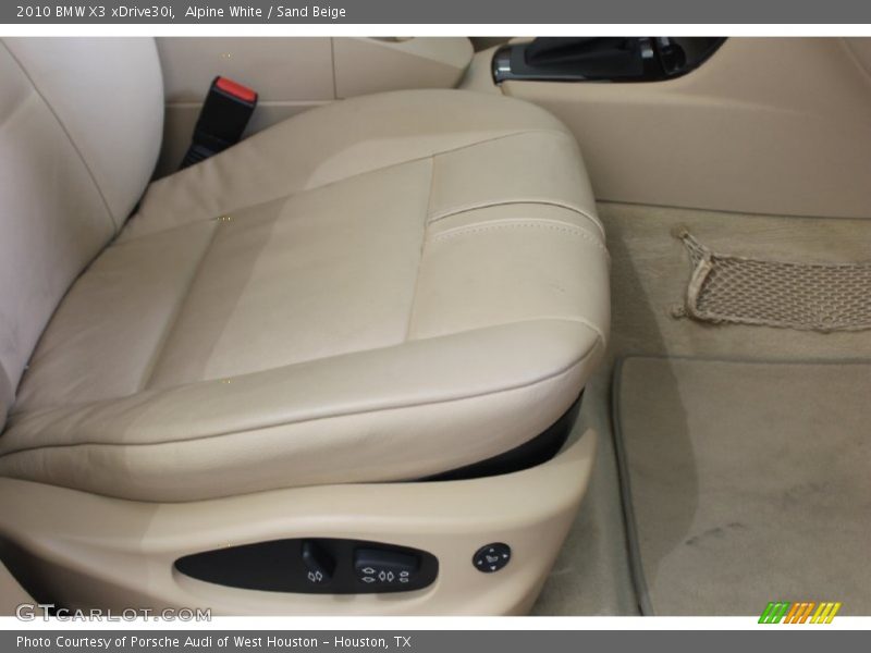 Alpine White / Sand Beige 2010 BMW X3 xDrive30i