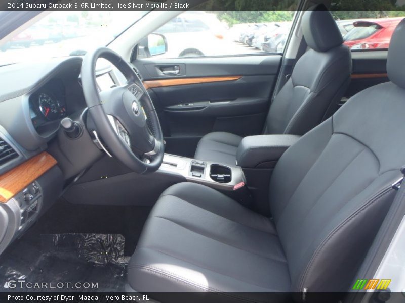 Ice Silver Metallic / Black 2014 Subaru Outback 3.6R Limited
