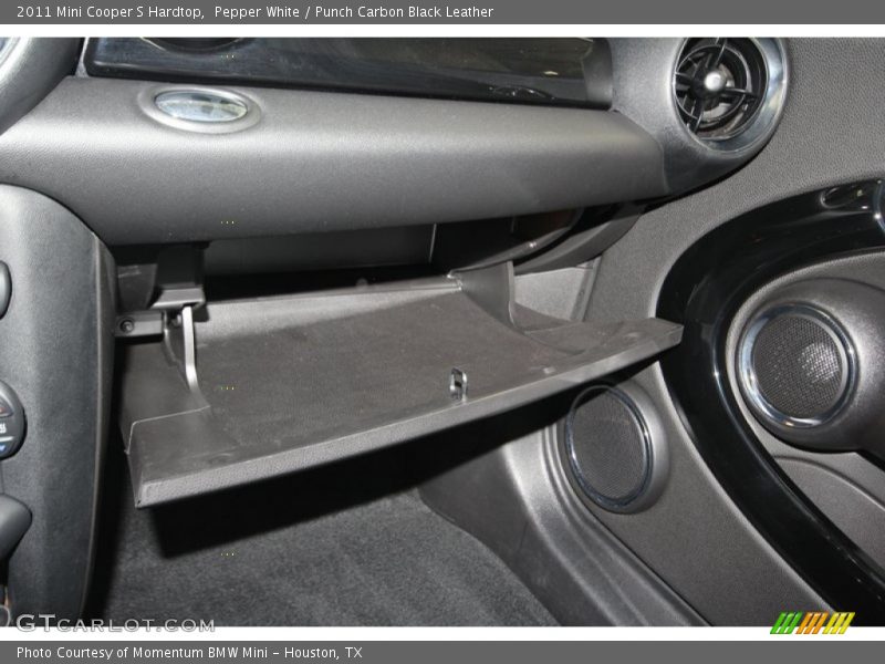 Pepper White / Punch Carbon Black Leather 2011 Mini Cooper S Hardtop