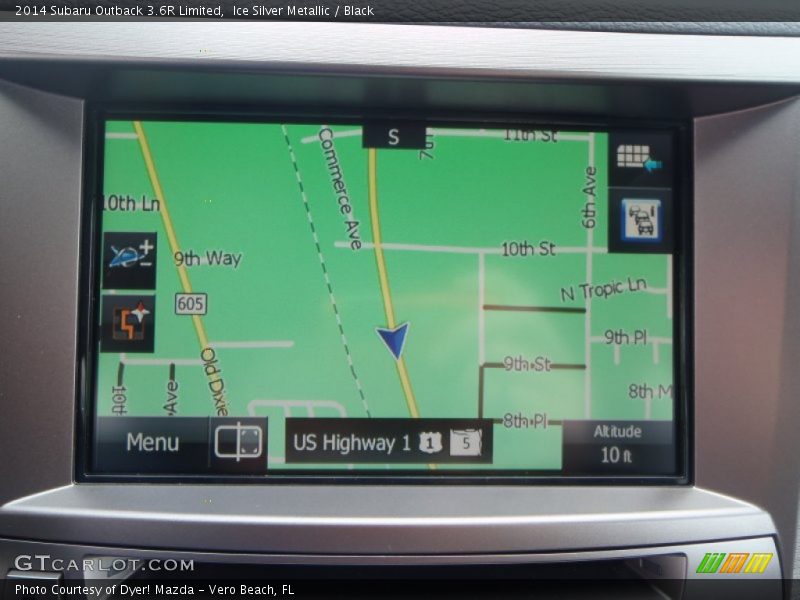 Ice Silver Metallic / Black 2014 Subaru Outback 3.6R Limited