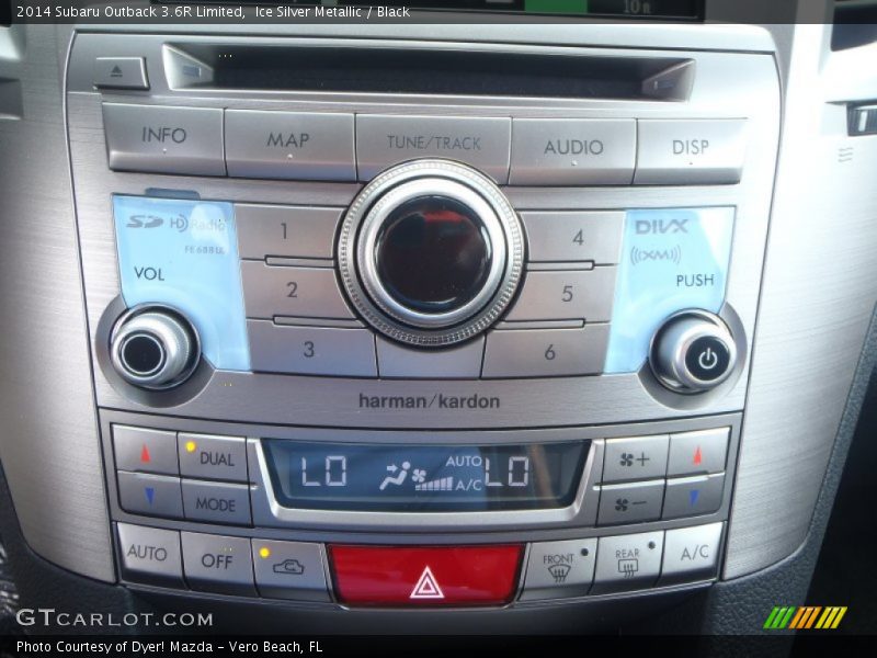 Ice Silver Metallic / Black 2014 Subaru Outback 3.6R Limited