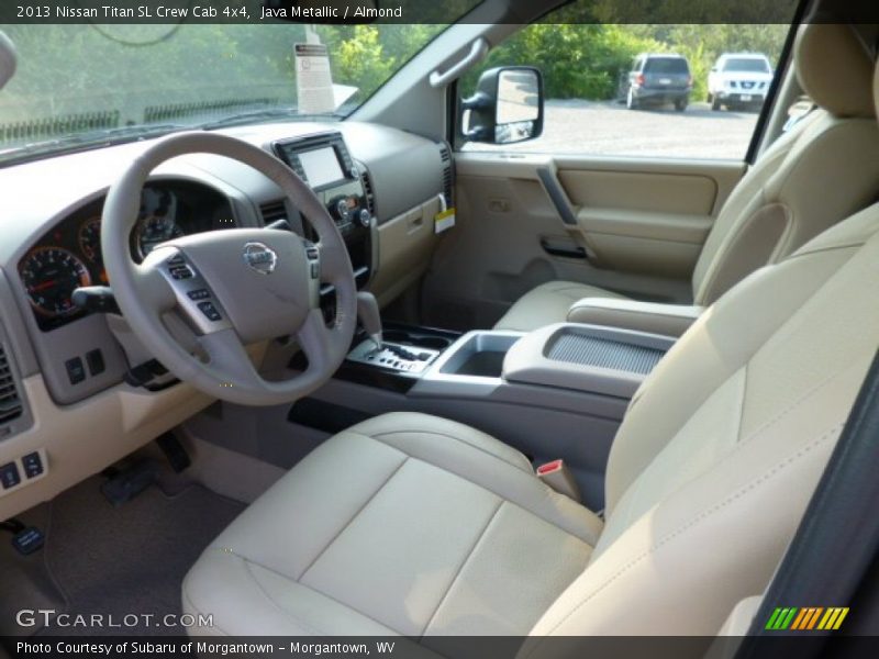 Almond Interior - 2013 Titan SL Crew Cab 4x4 