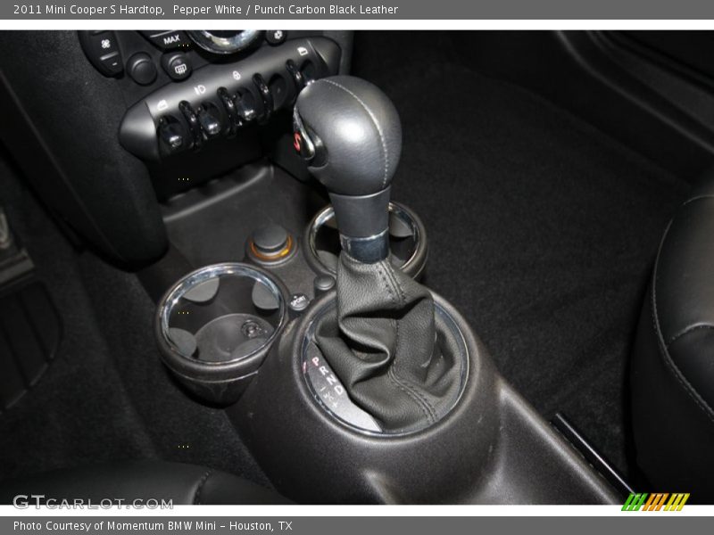 Pepper White / Punch Carbon Black Leather 2011 Mini Cooper S Hardtop