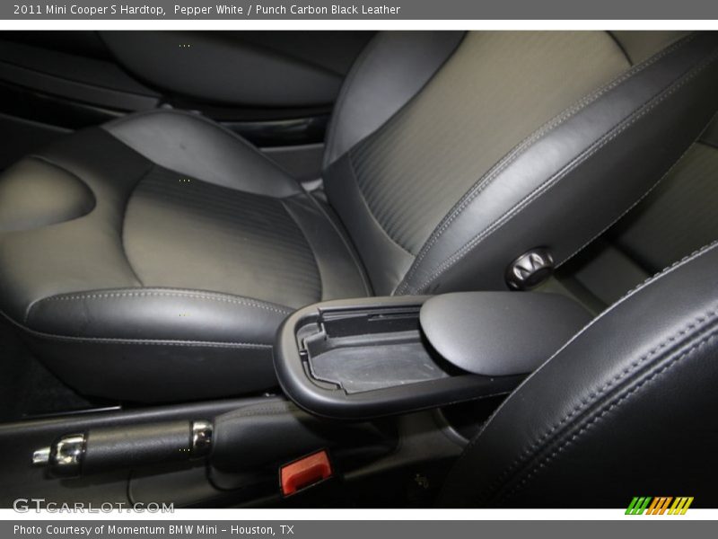 Pepper White / Punch Carbon Black Leather 2011 Mini Cooper S Hardtop