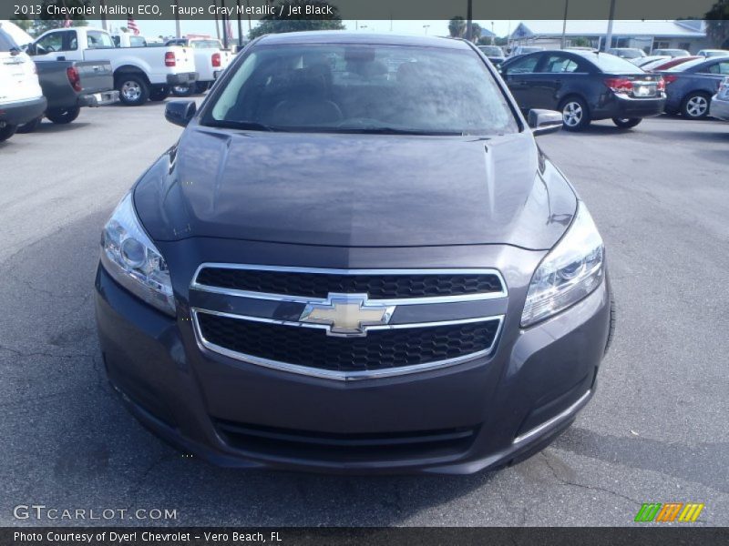 Taupe Gray Metallic / Jet Black 2013 Chevrolet Malibu ECO