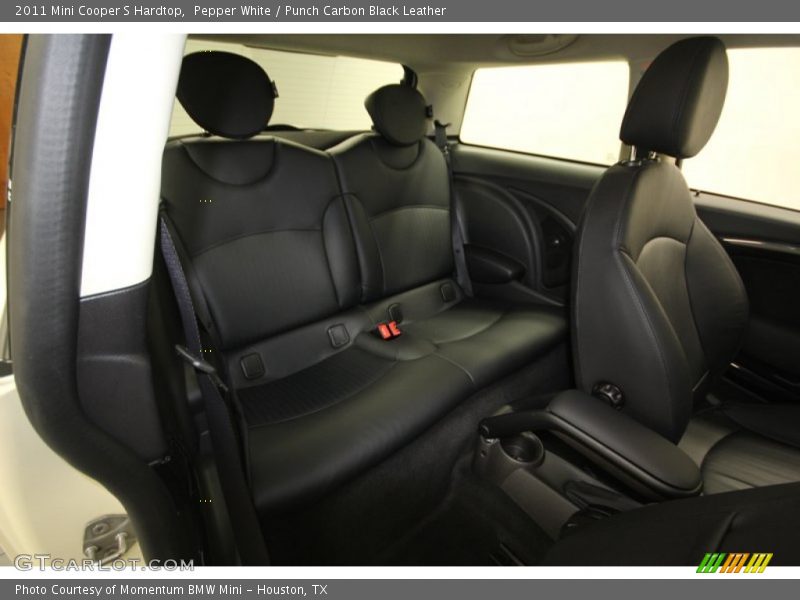 Pepper White / Punch Carbon Black Leather 2011 Mini Cooper S Hardtop