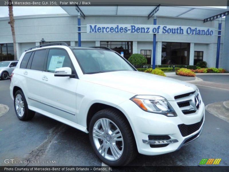 Polar White / Black 2014 Mercedes-Benz GLK 350