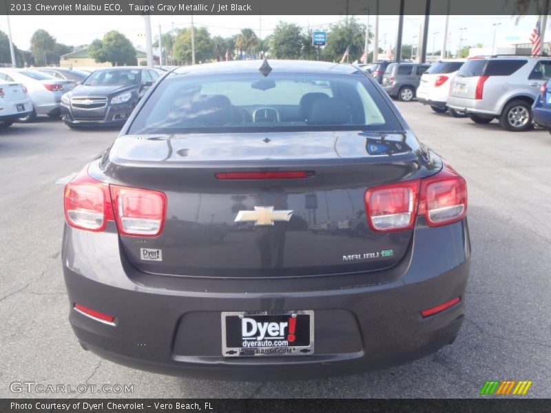 Taupe Gray Metallic / Jet Black 2013 Chevrolet Malibu ECO