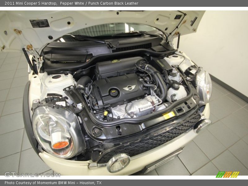 Pepper White / Punch Carbon Black Leather 2011 Mini Cooper S Hardtop
