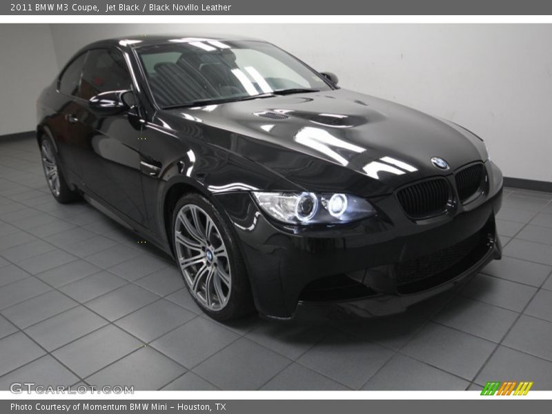 Jet Black / Black Novillo Leather 2011 BMW M3 Coupe